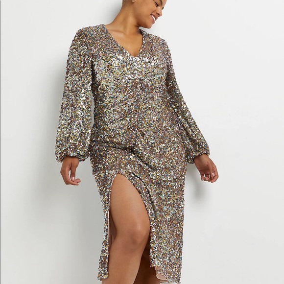 River Island Sequin Dress - Picture 1 of 4